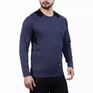 New Spyder Active Shirt Mens xl Navy Pro Web Fleece Lined